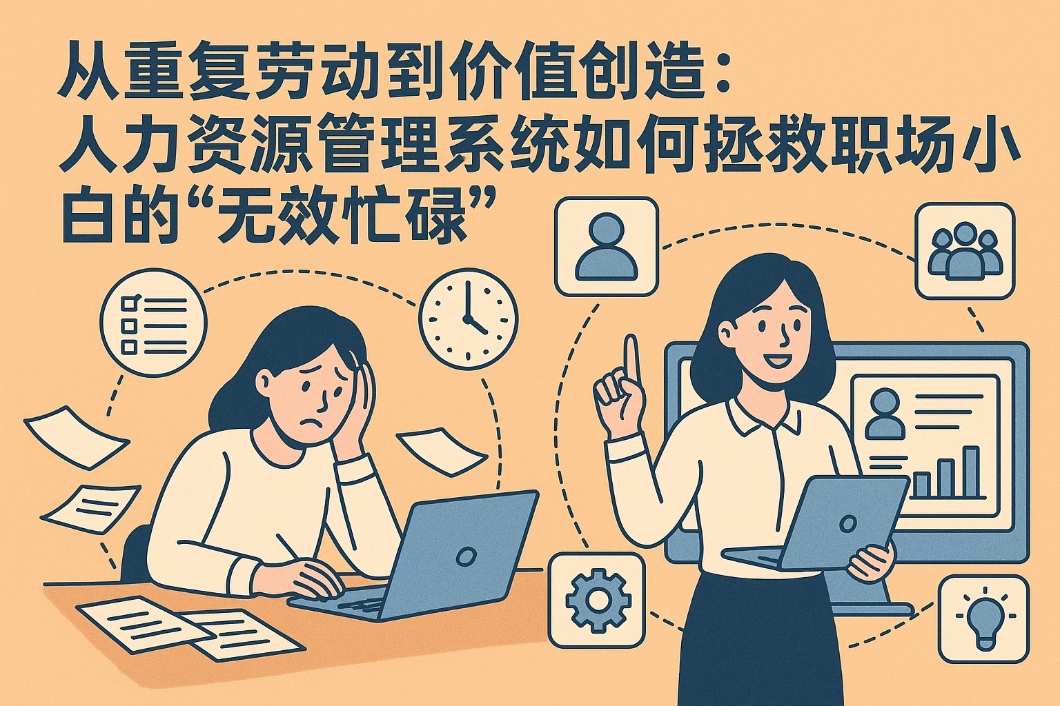 从重复劳动到价值创造：人力资源管理系统如何拯救职场小白的“无效忙碌”