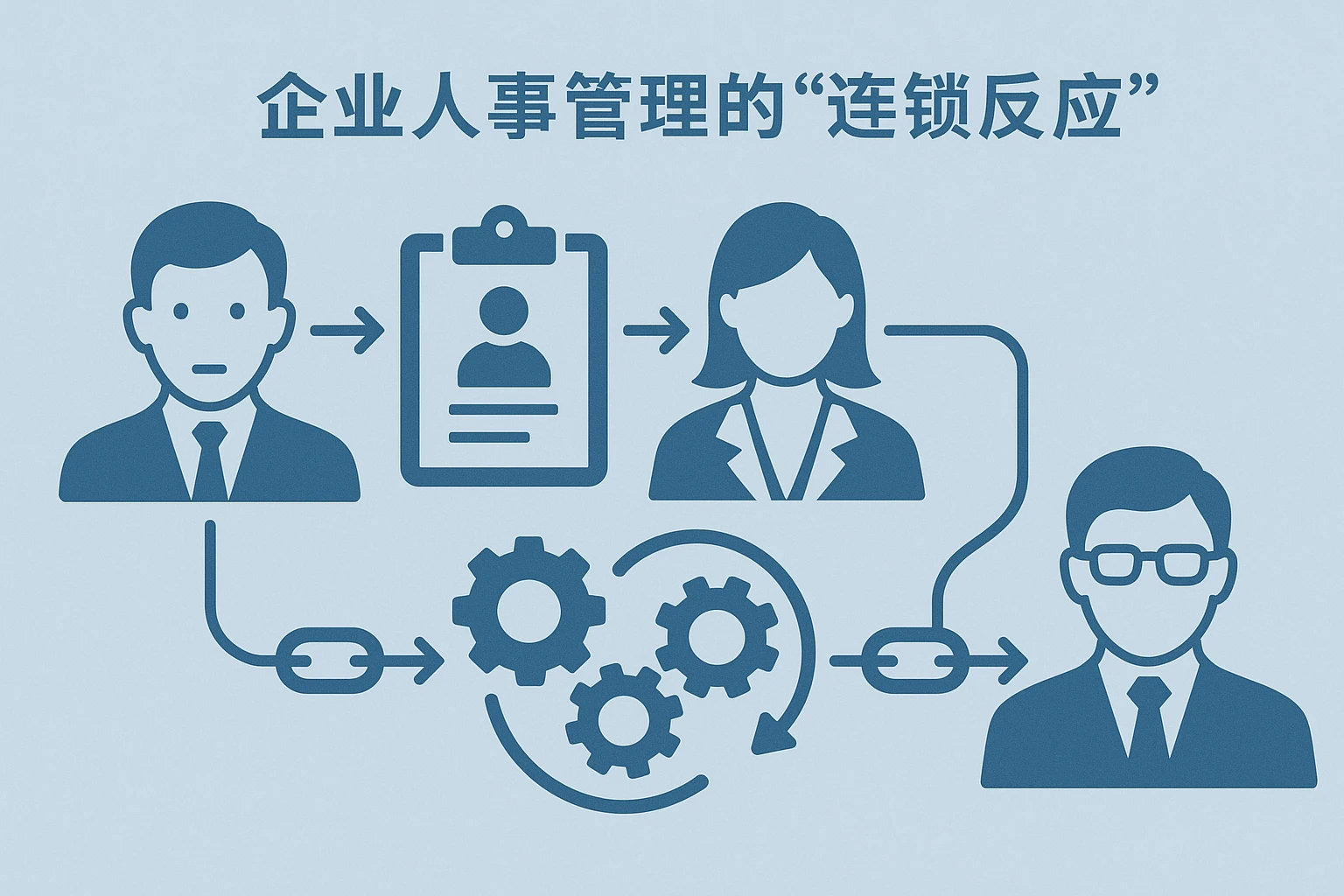 2. 企业人事管理的“连锁反应”