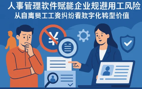 人事管理软件赋能企业规避用工风险：从自离员工工资纠纷看数字化转型价值