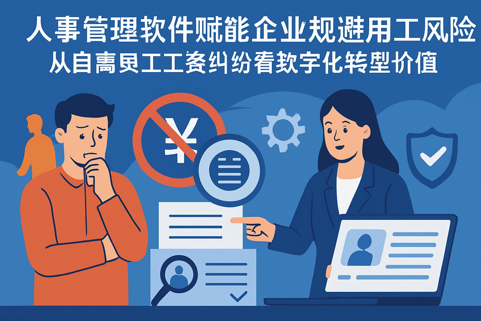 人事管理软件赋能企业规避用工风险：从自离员工工资纠纷看数字化转型价值