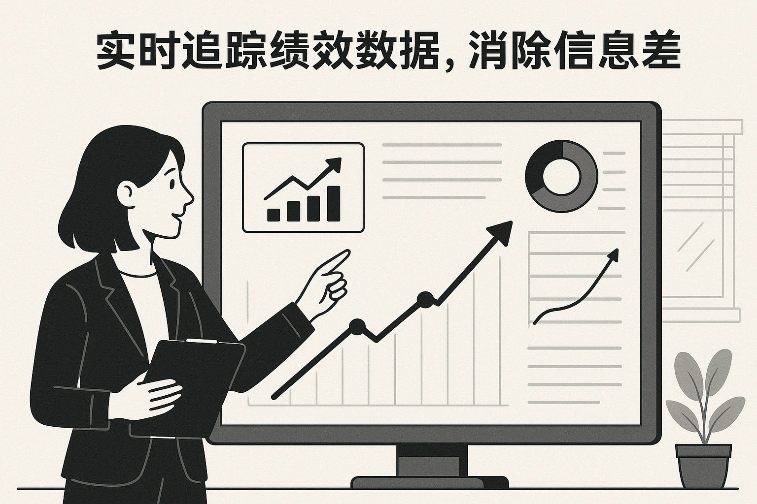 2. 实时追踪绩效数据，消除信息差