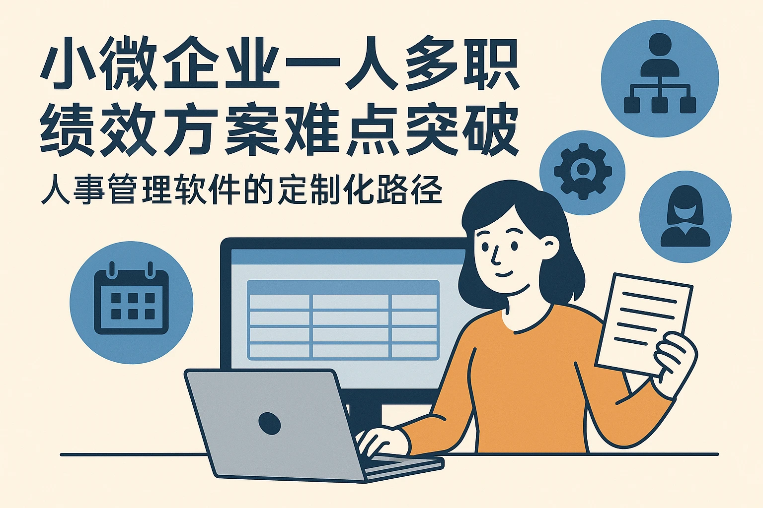 小微企业一人多职绩效方案难点突破：人事管理软件的定制化路径