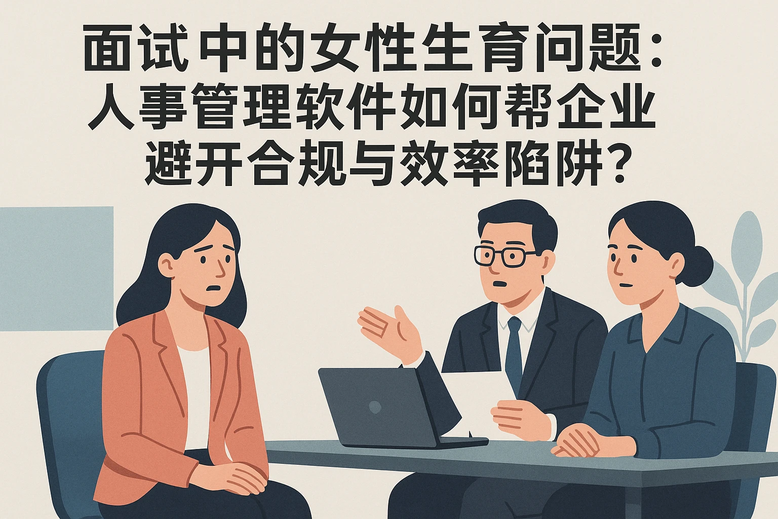 面试中的女性生育问题：人事管理软件如何帮企业避开合规与效率陷阱？