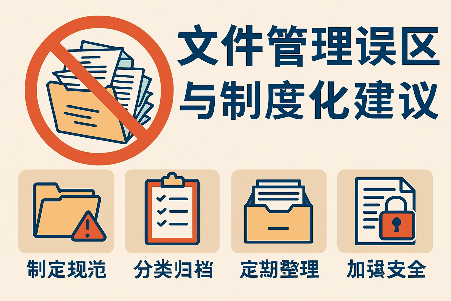 文件管理误区与制度化建议