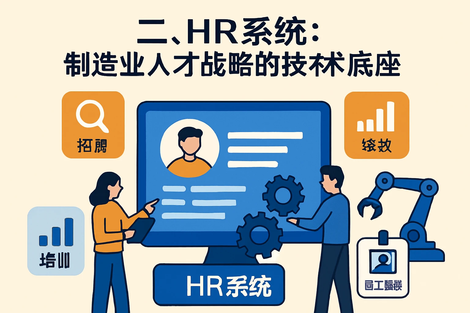 二、HR系统：制造业人才战略的技术底座
