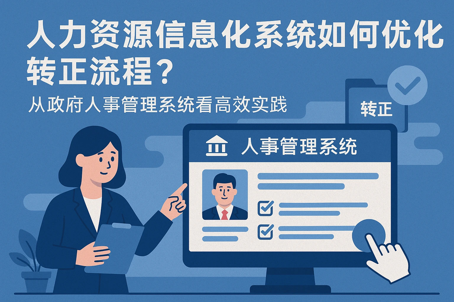人力资源信息化系统如何优化转正流程？从政府人事管理系统看高效实践