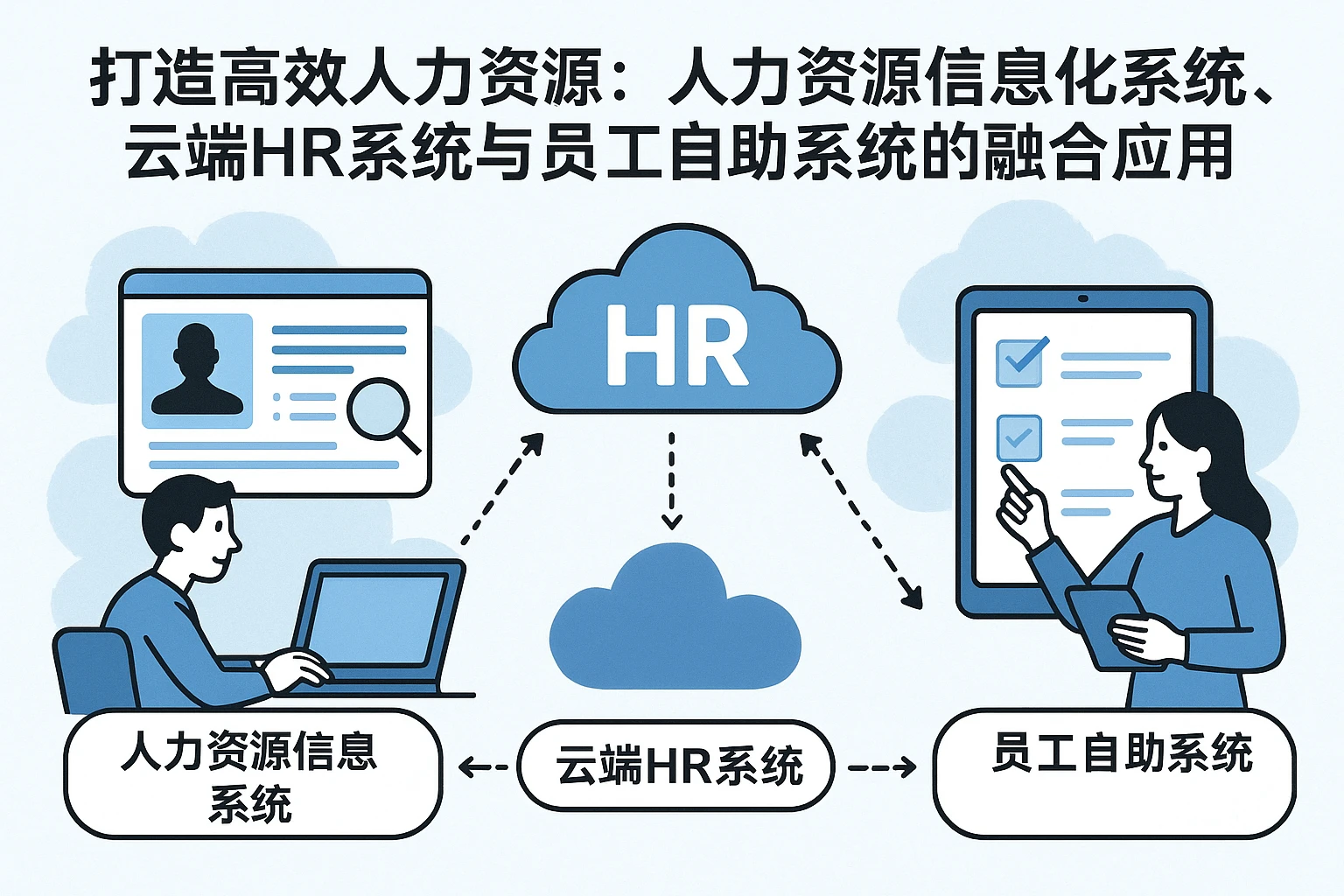 打造高效人力资源：人力资源信息化系统、云端HR系统与员工自助系统的融合应用