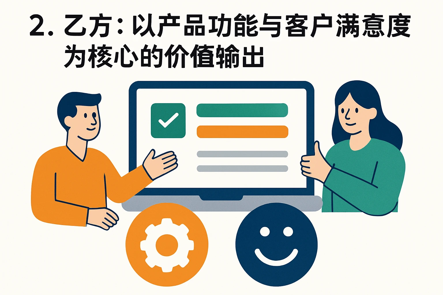 2. 乙方：以产品功能与客户满意度为核心的价值输出