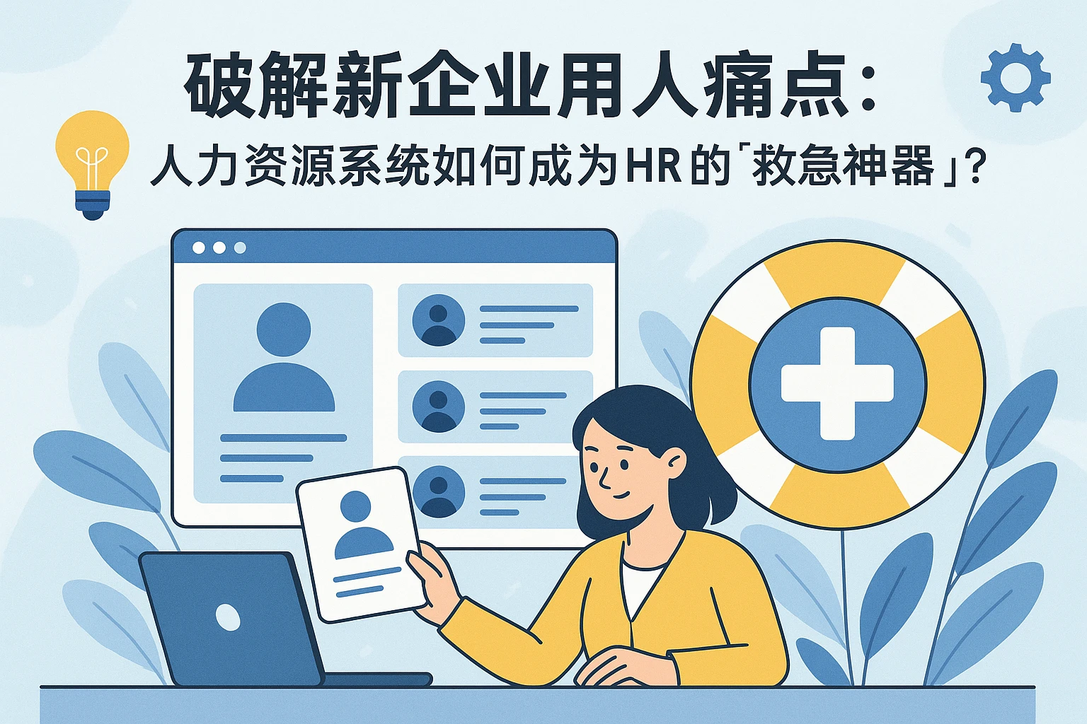 破解新企业用人痛点：人力资源系统如何成为HR的「救急神器」？