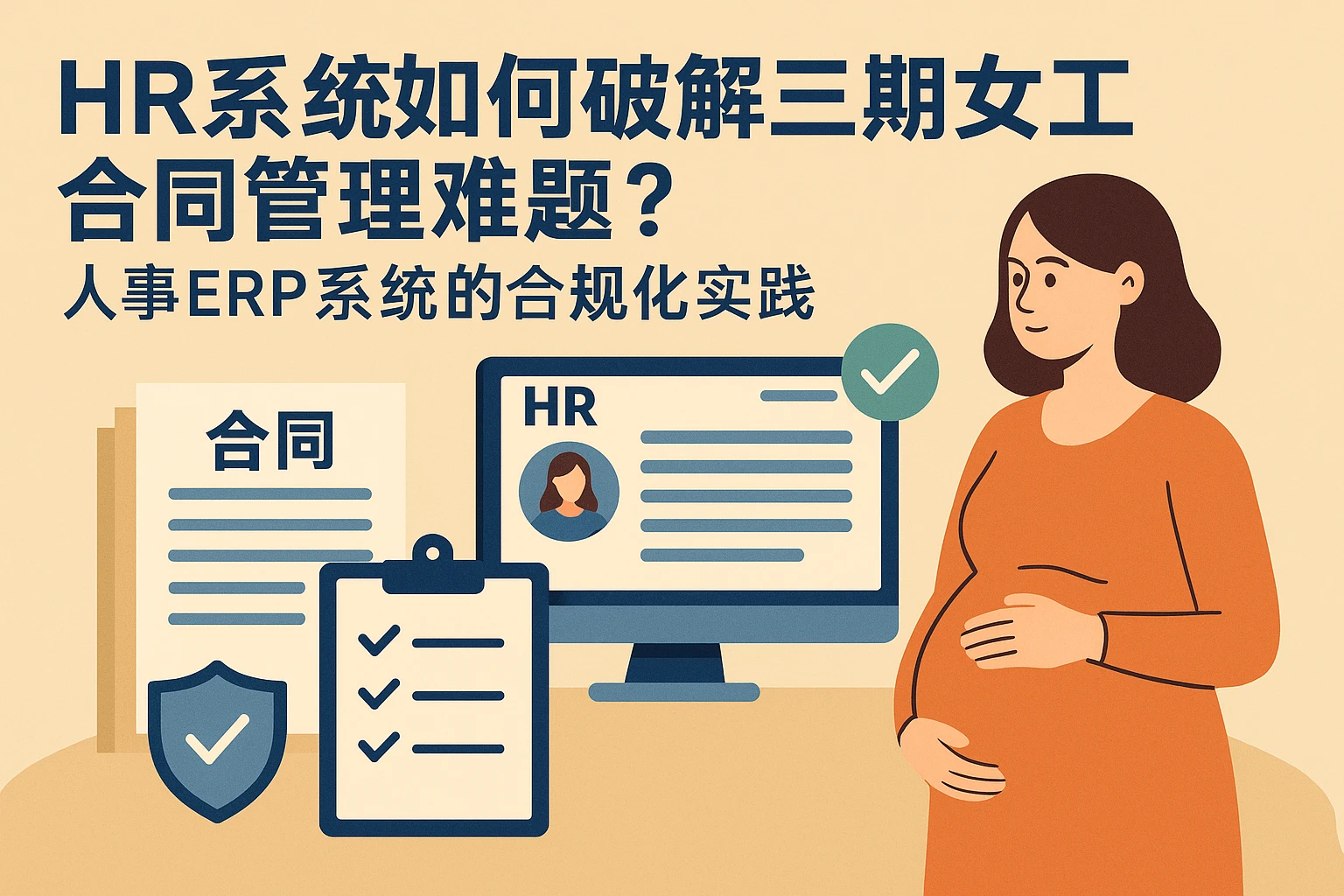 HR系统如何破解三期女工合同管理难题？人事ERP系统的合规化实践
