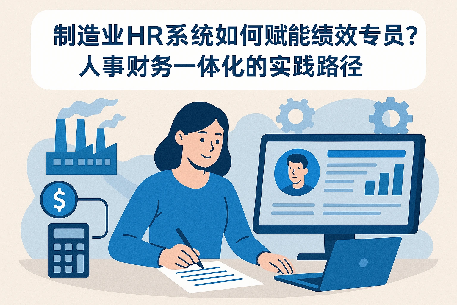 制造业HR系统如何赋能绩效专员？人事财务一体化的实践路径