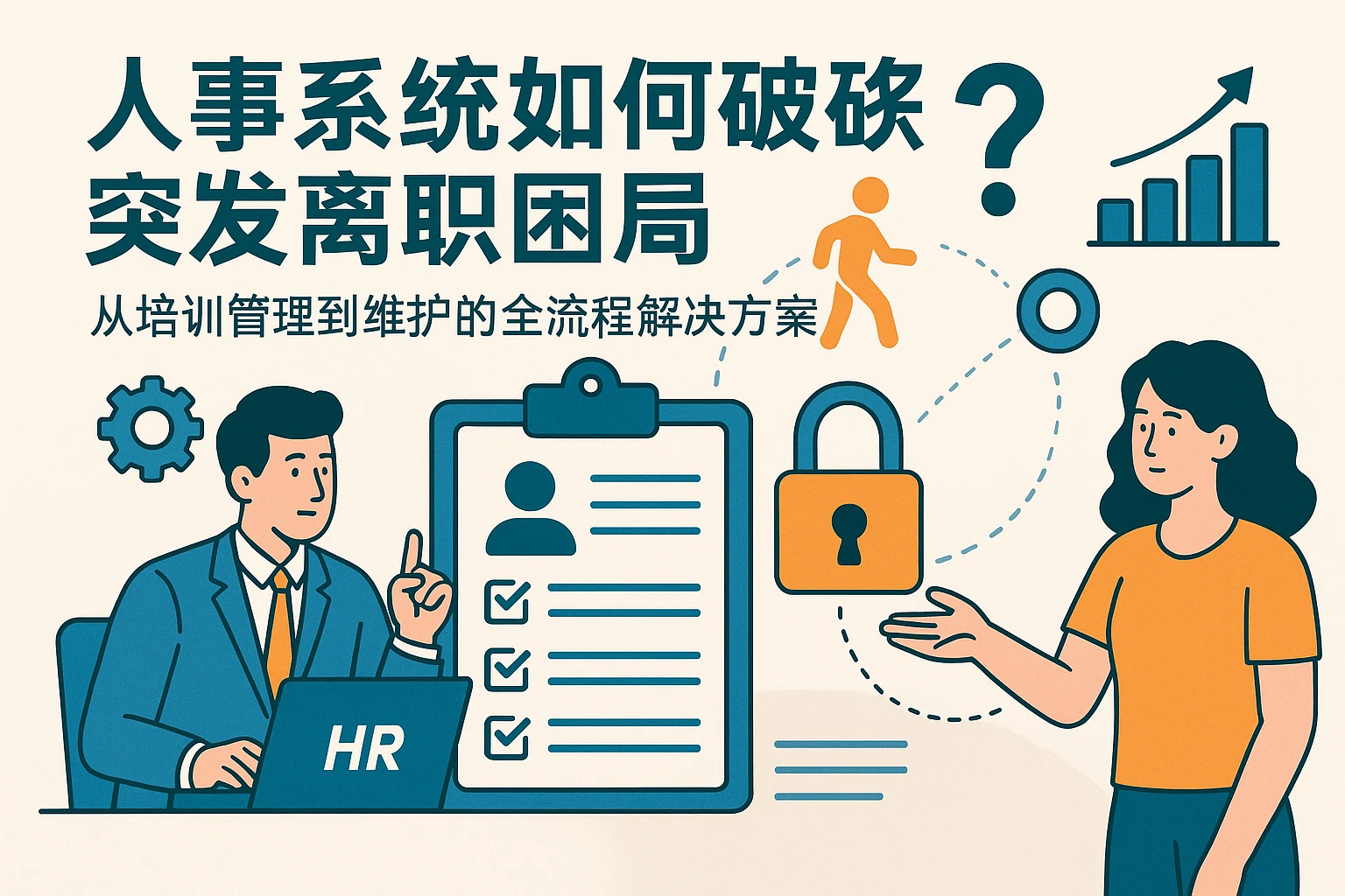 人事系统如何破解突发离职困局？从培训管理到维护的全流程解决方案