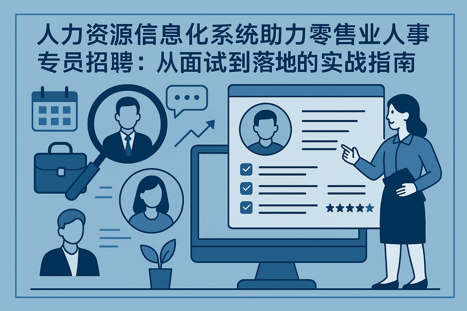 人力资源信息化系统助力零售业人事专员招聘：从面试到落地的实战指南