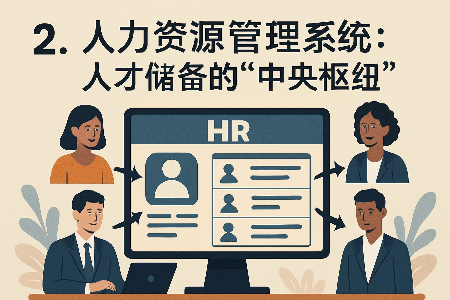 二、人力资源管理系统:人才储备的“中央枢纽”