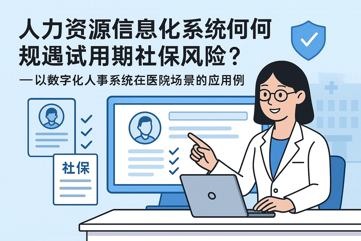 人力资源信息化系统如何规避试用期社保合规风险？——以数字化人事系统在医院场景的应用为例