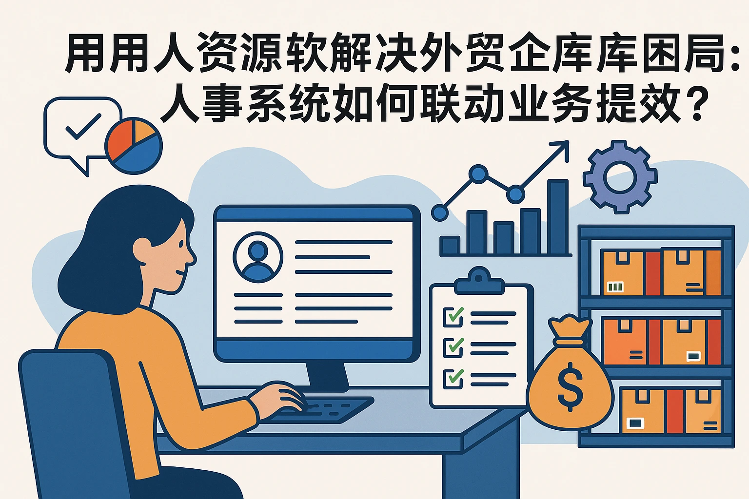 用人力资源软件破解外贸企业库存困局：人事系统如何联动业务提效？