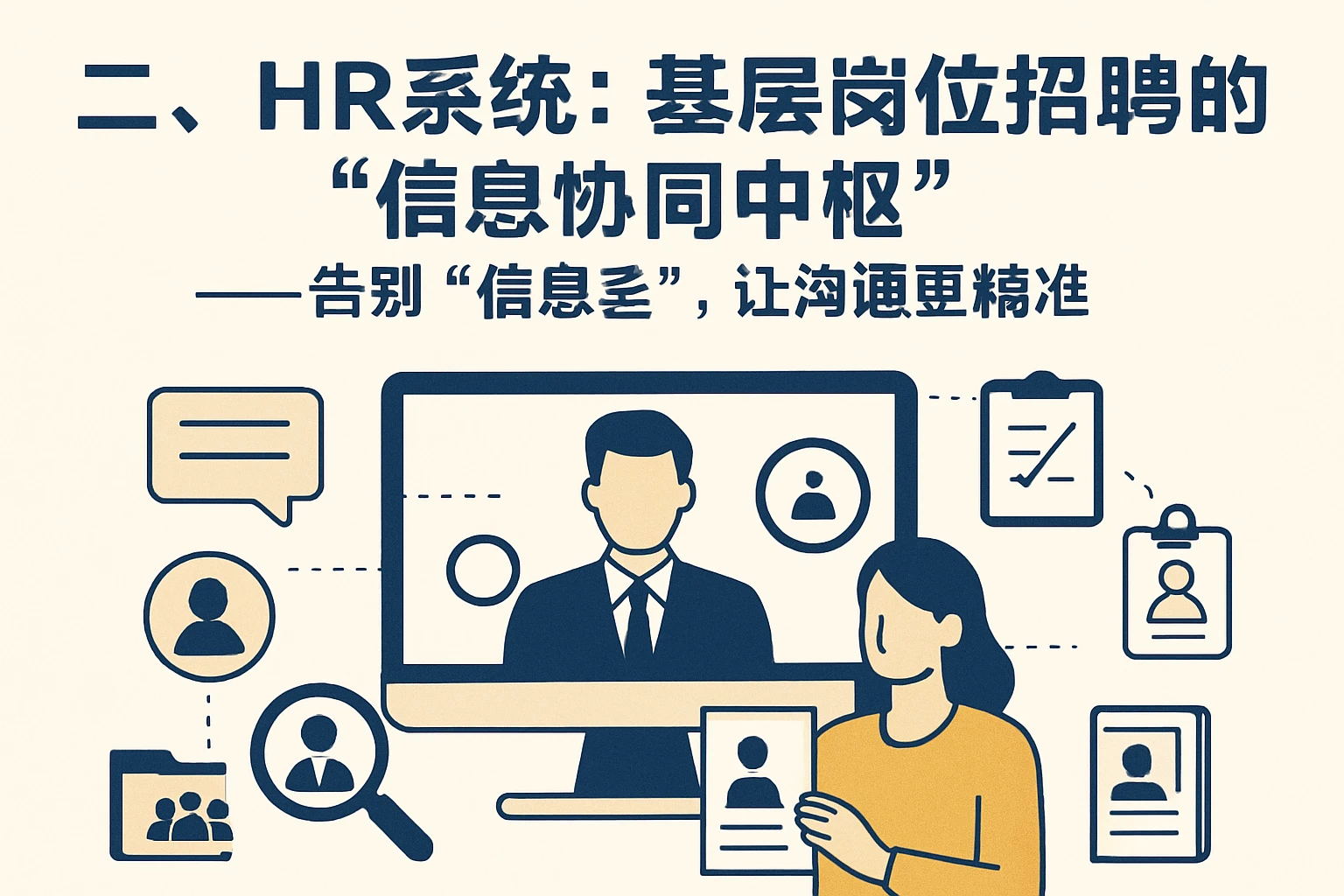 二、HR系统：基层岗位招聘的“信息协同中枢”——告别“信息差”，让沟通更精准