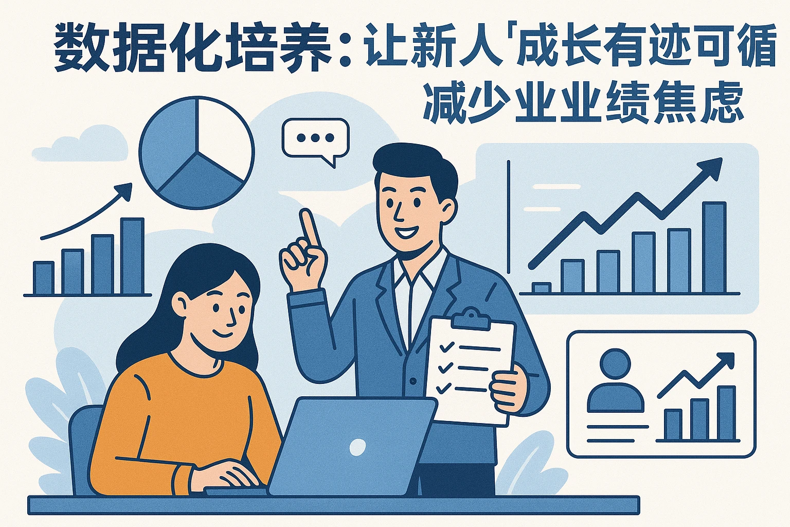 2. 数据化培养：让新人“成长有迹可循”，减少业绩焦虑