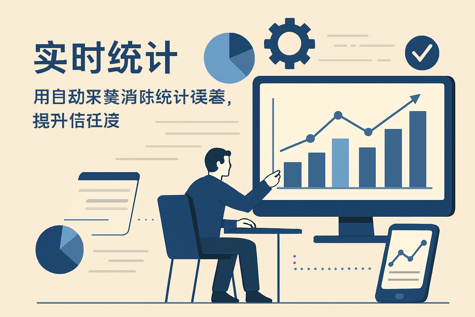 2. 实时统计：用自动采集消除统计误差，提升信任度