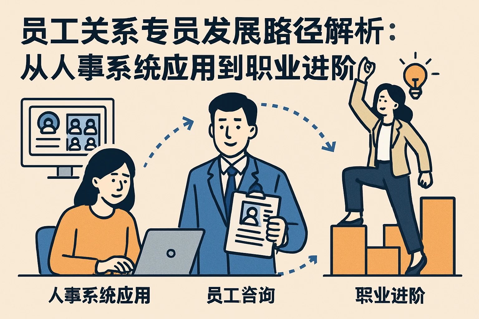 员工关系专员发展路径解析：从人事系统应用到职业进阶
