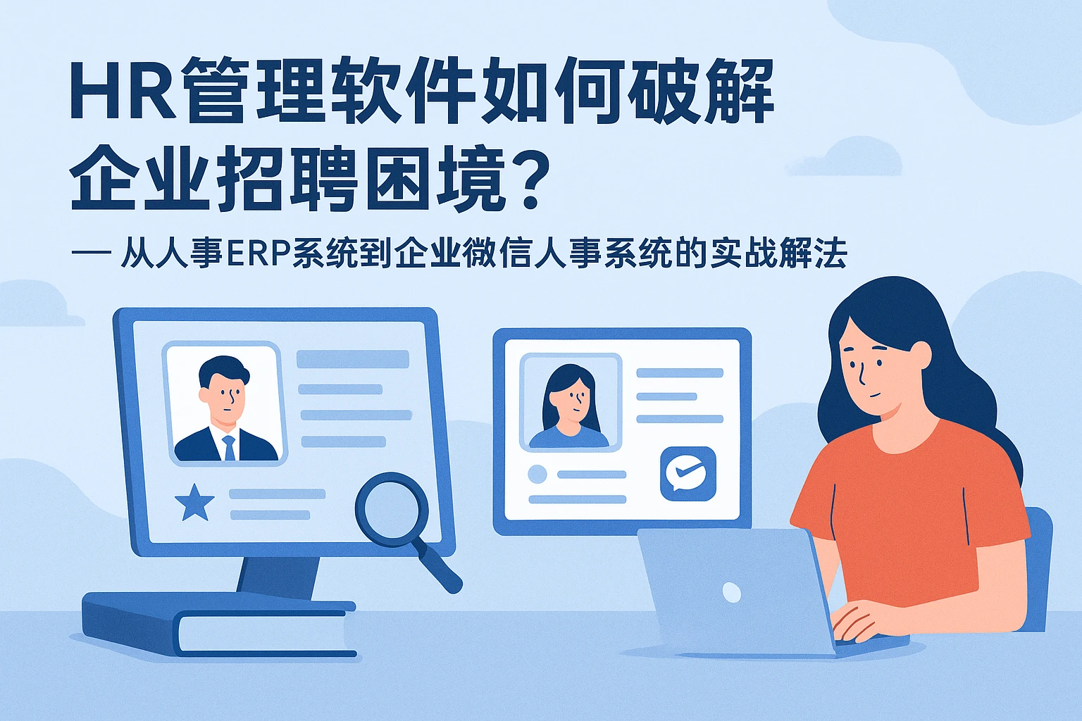 HR管理软件如何破解企业招聘困境？——从人事ERP系统到企业微信人事系统的实战解法