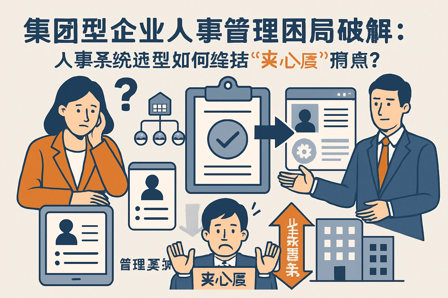 集团型企业人事管理困局破解：人事系统选型如何终结“夹心层”痛点？