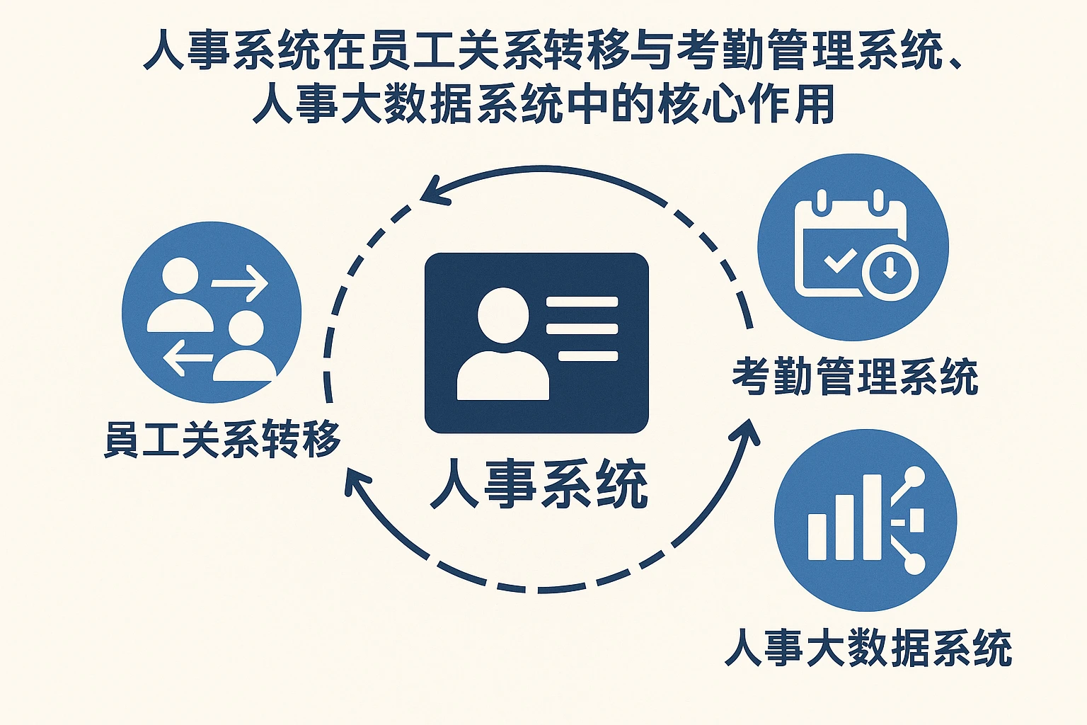 人事系统在员工关系转移与考勤管理系统、人事大数据系统中的核心作用