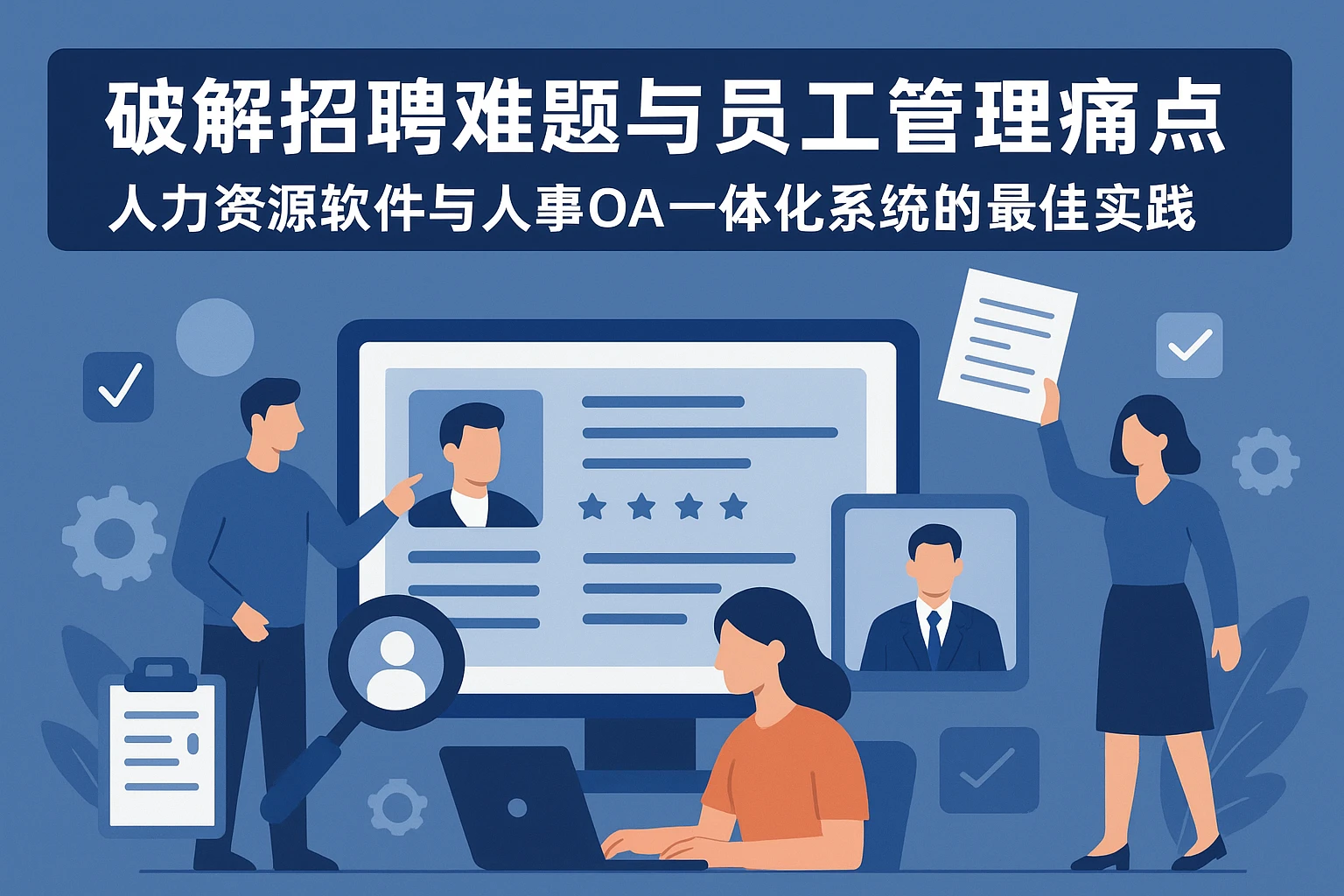 破解招聘难题与员工管理痛点：人力资源软件与人事OA一体化系统的最佳实践