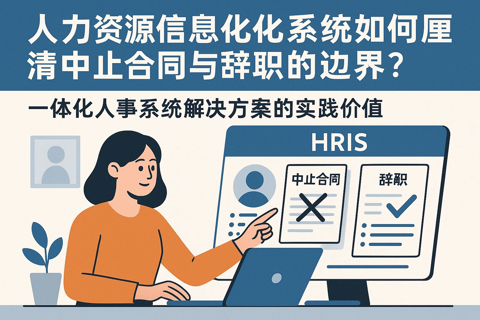 人力资源信息化系统如何厘清中止合同与辞职的边界？——一体化人事系统解决方案的实践价值