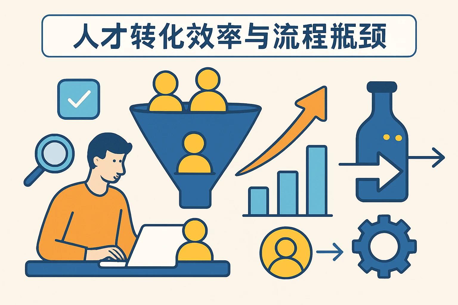 人才转化效率与流程瓶颈
