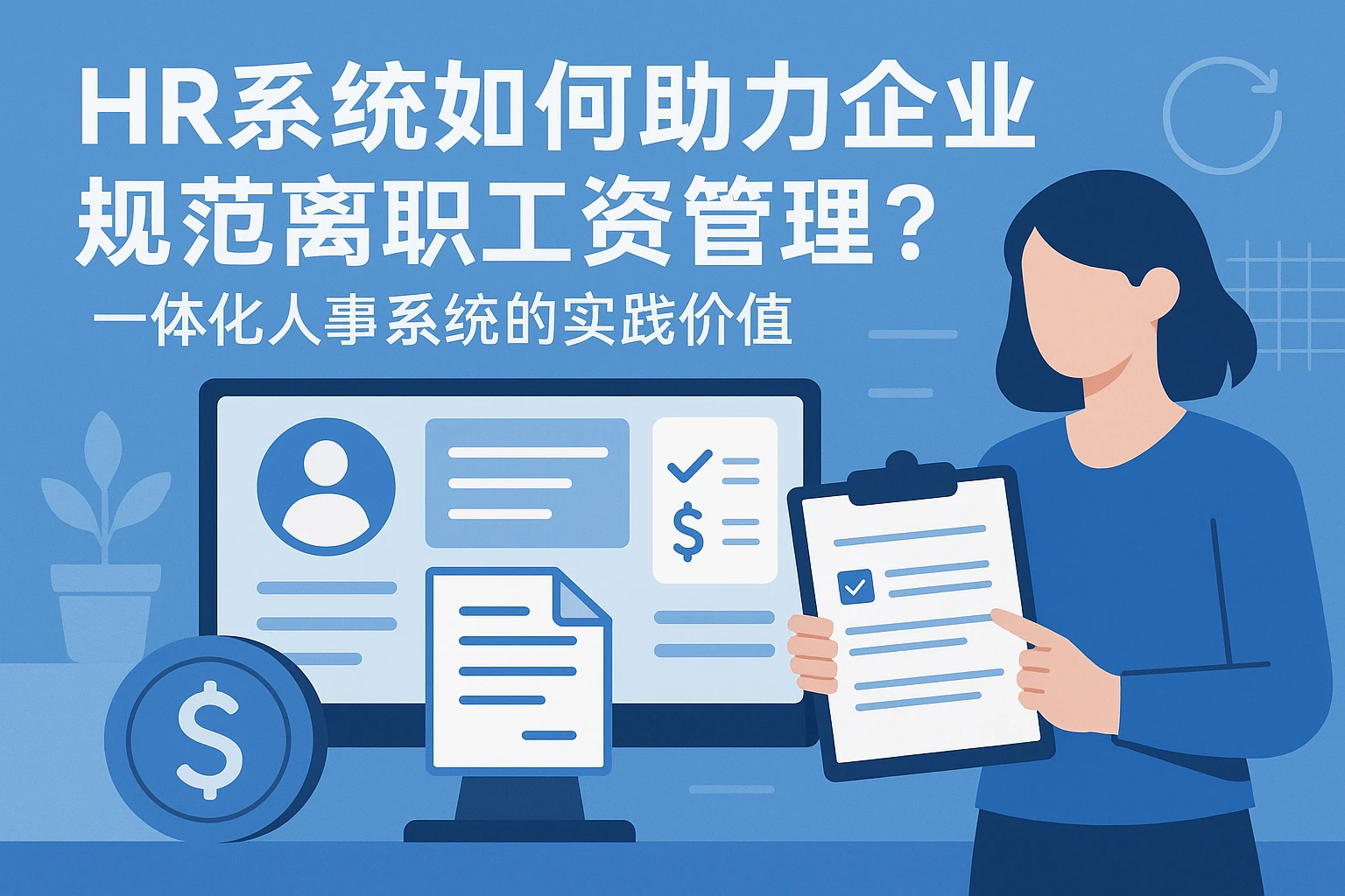 HR系统如何助力企业规范离职工资管理？——一体化人事系统的实践价值