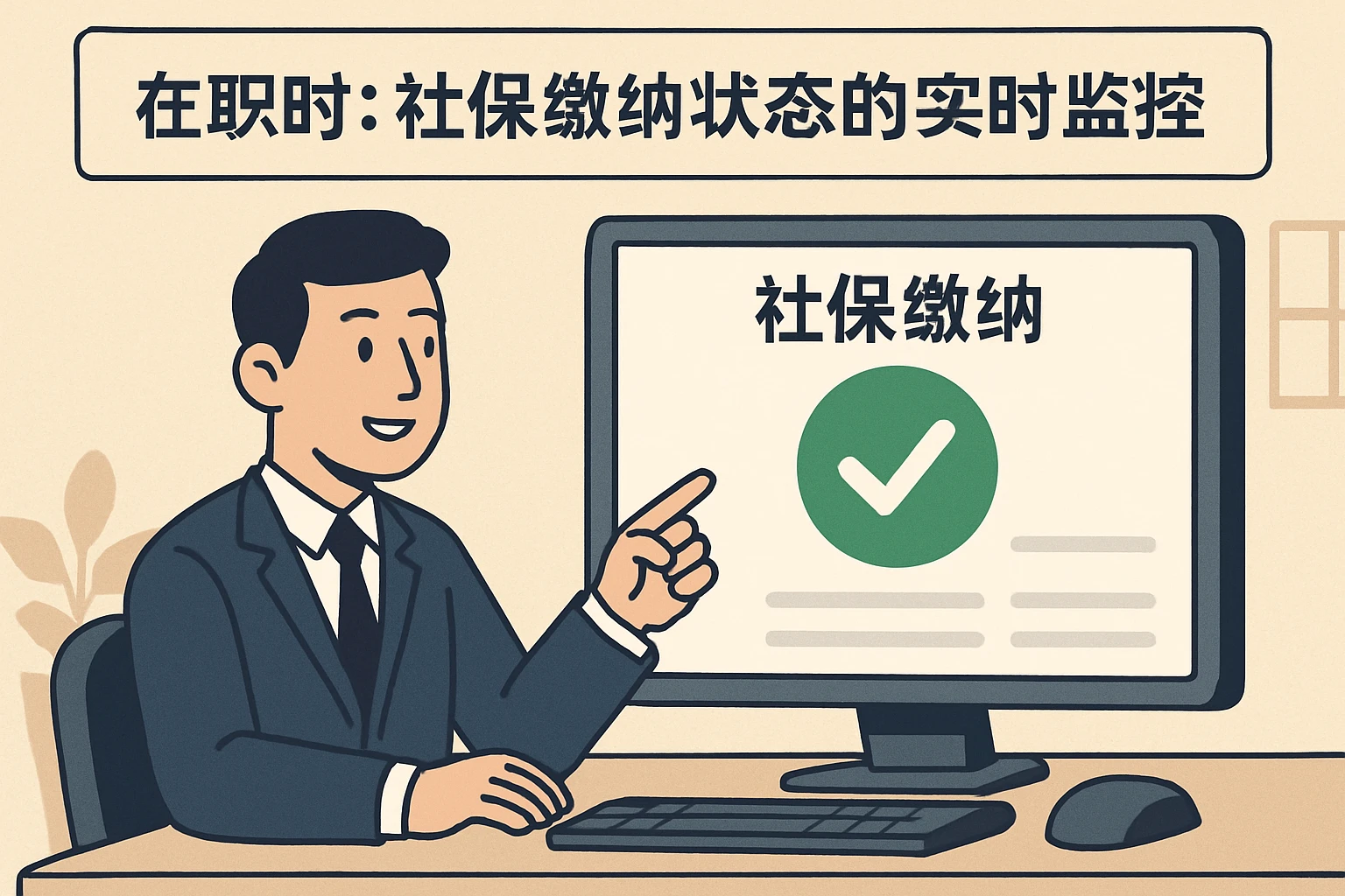 2. 在职时：社保缴纳状态的实时监控