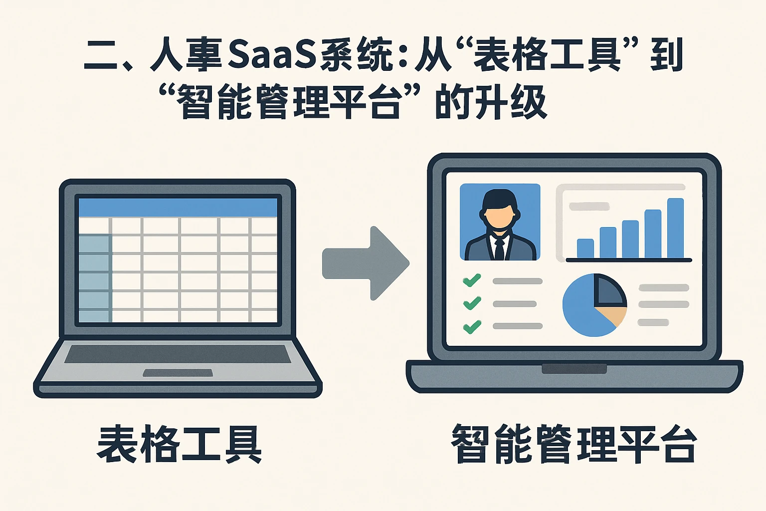 二、人事SaaS系统：从“表格工具”到“智能管理平台”的升级