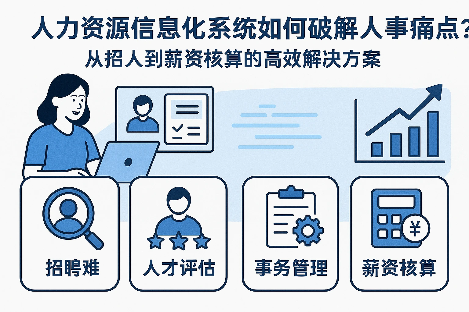 人力资源信息化系统如何破解人事痛点？从招人到薪资核算的高效解决方案
