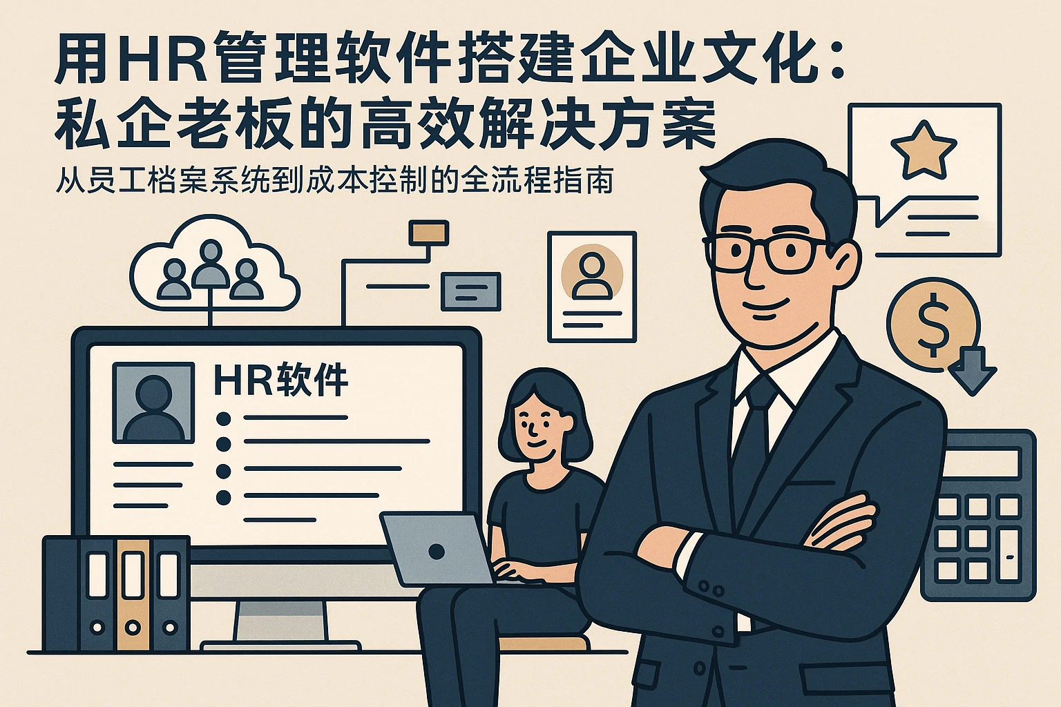 用HR管理软件搭建企业文化：私企老板的高效解决方案——从员工档案系统到成本控制的全流程指南