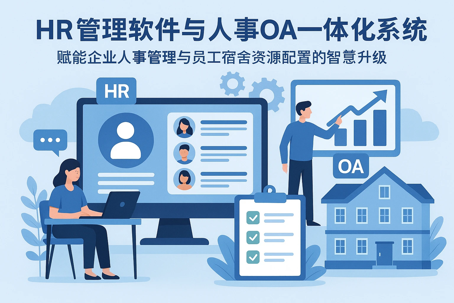 HR管理软件与人事OA一体化系统：赋能企业人事管理与员工宿舍资源配置的智慧升级