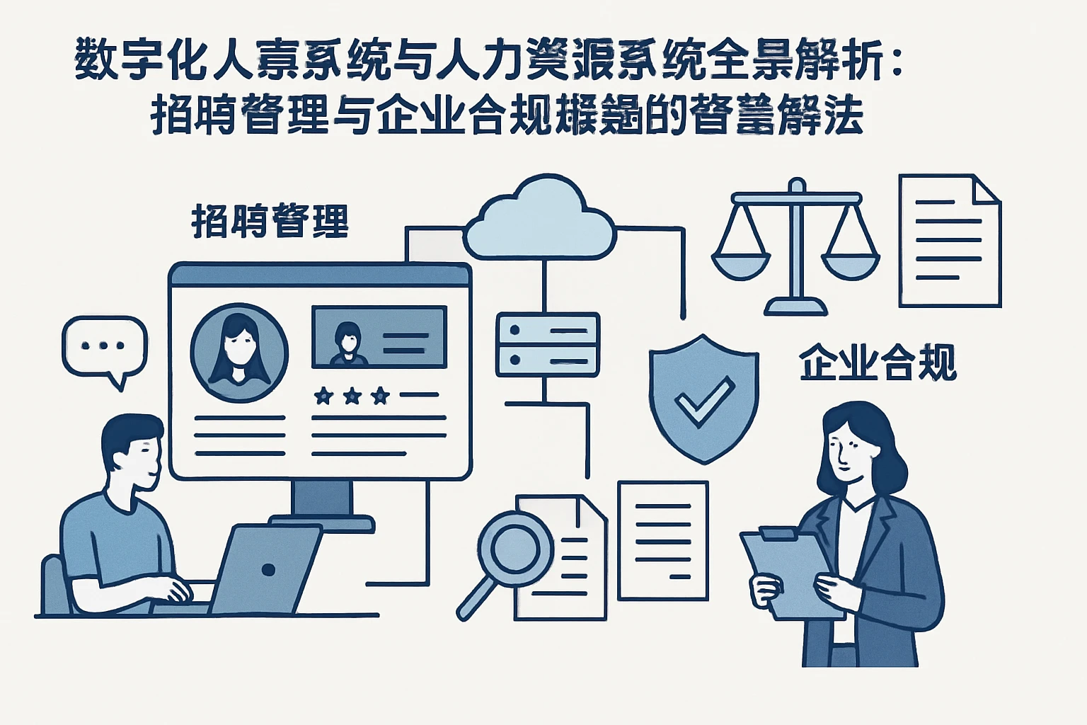 数字化人事系统与人力资源系统全景解析：招聘管理与企业合规难题的智慧解法