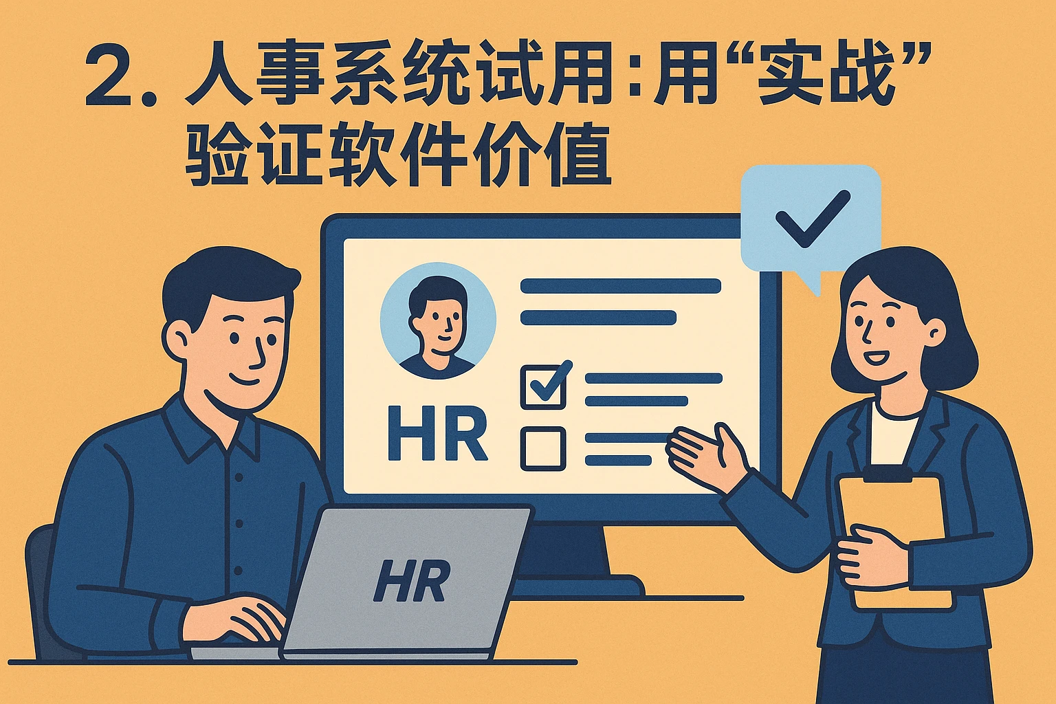 2. 人事系统试用：用“实战”验证软件价值
