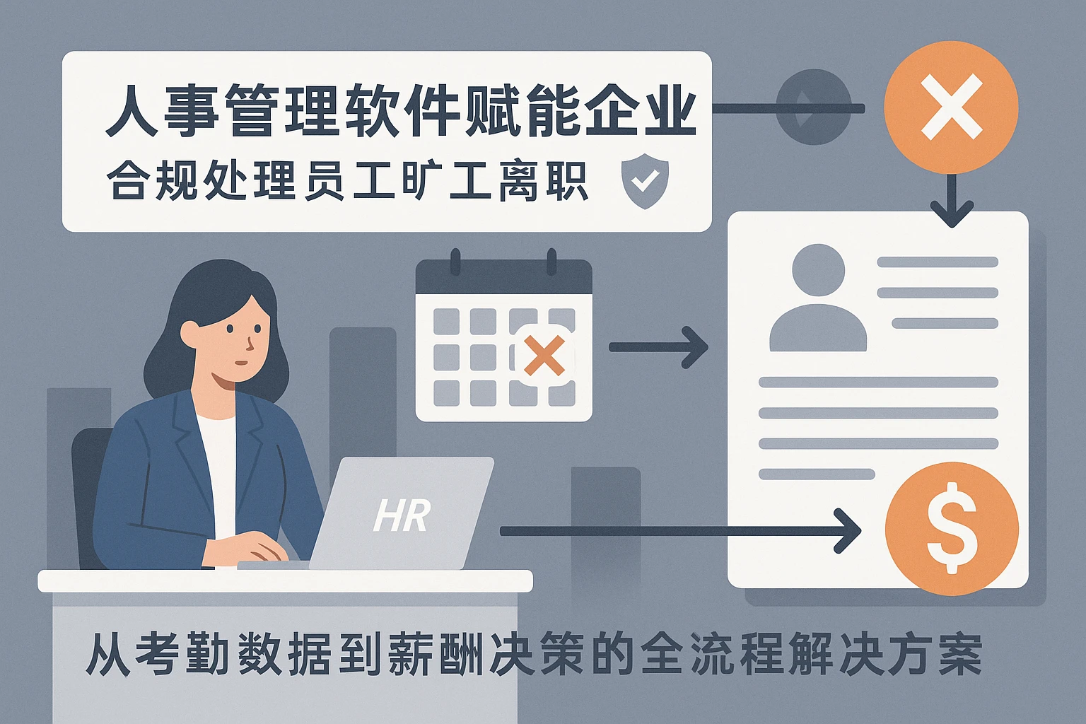 人事管理软件赋能企业合规处理员工旷工离职：从考勤数据到薪酬决策的全流程解决方案