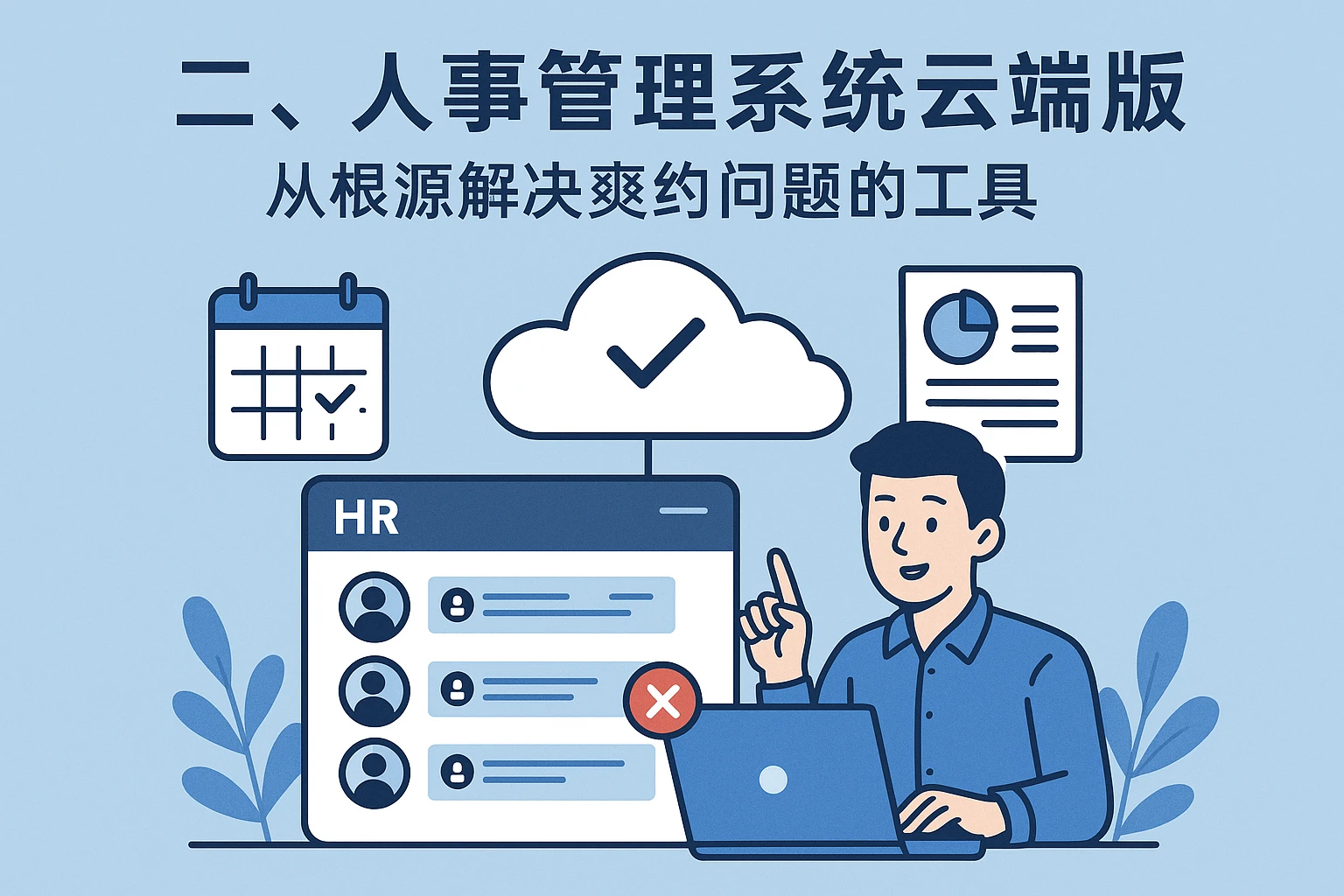 二、人事管理系统云端版：从根源解决爽约问题的工具