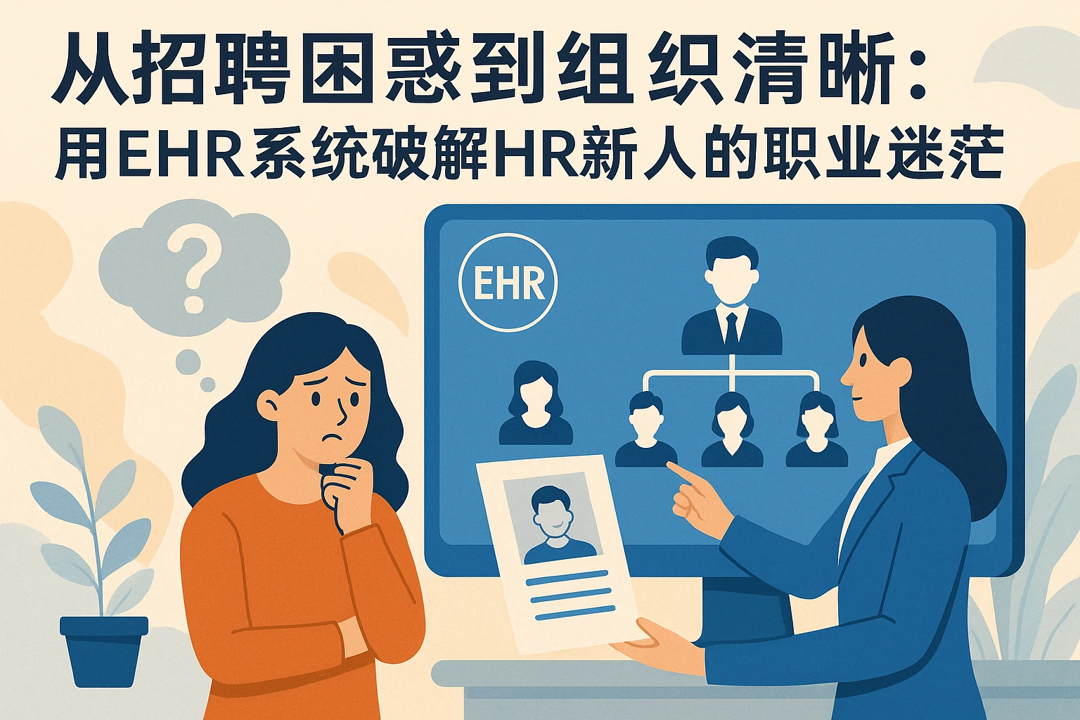 从招聘困惑到组织清晰：用EHR系统破解HR新人的职业迷茫