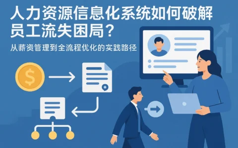 人力资源信息化系统如何破解员工流失困局？从薪资管理到全流程优化的实践路径