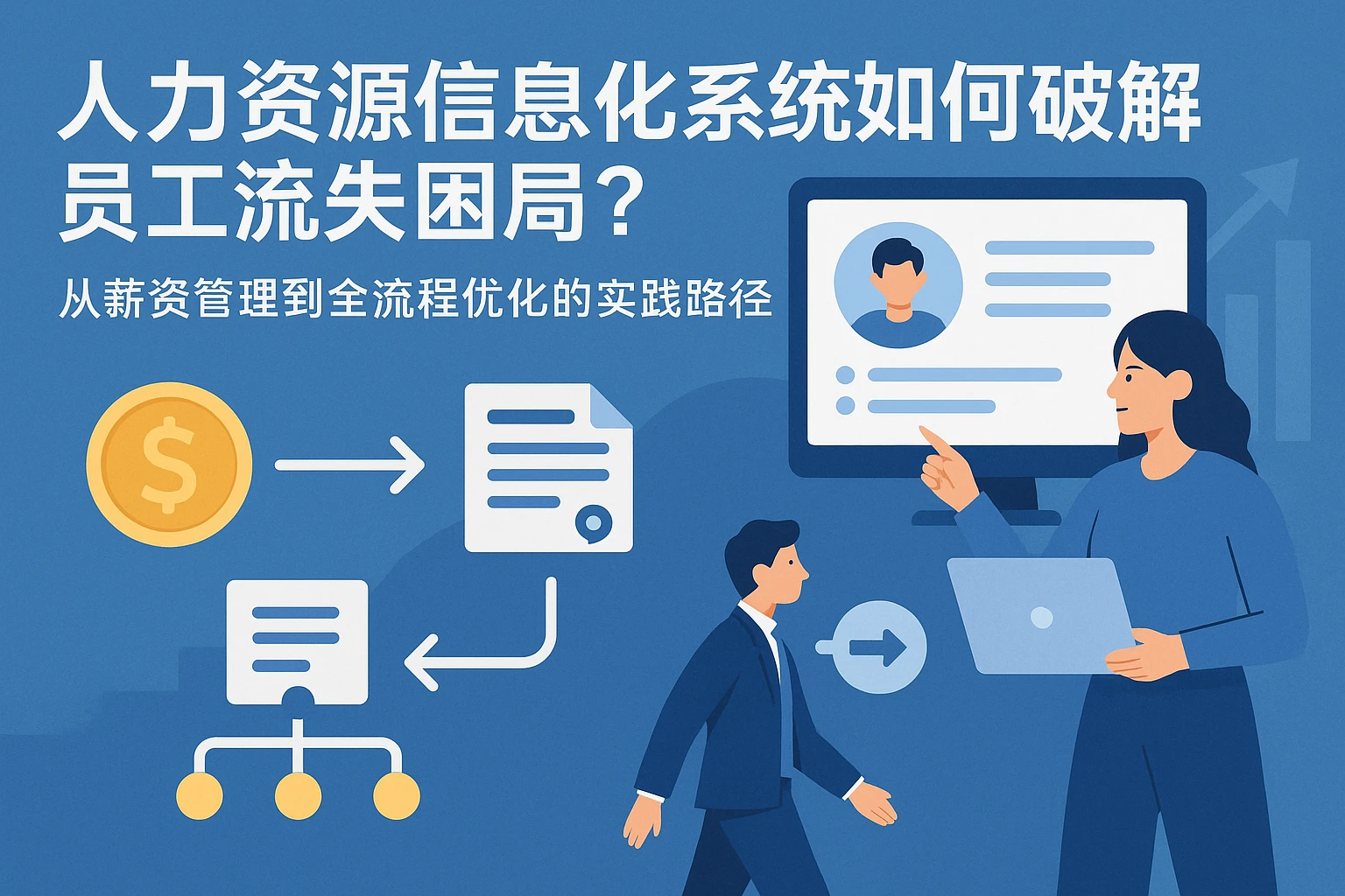 人力资源信息化系统如何破解员工流失困局？从薪资管理到全流程优化的实践路径