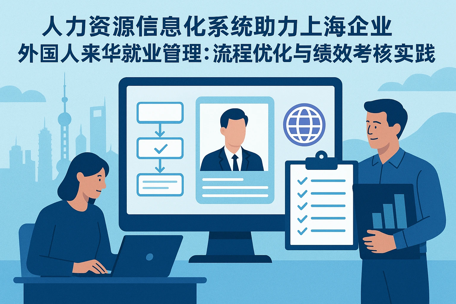 人力资源信息化系统助力上海企业外国人来华就业管理：流程优化与绩效考核实践