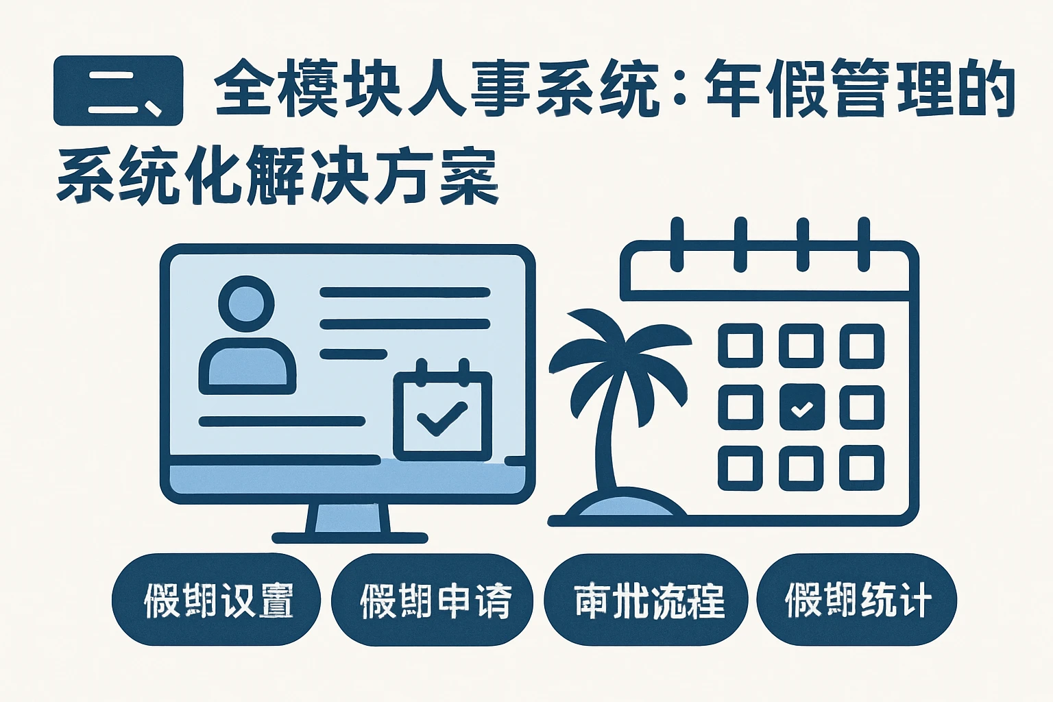 二、全模块人事系统：年假管理的系统化解决方案