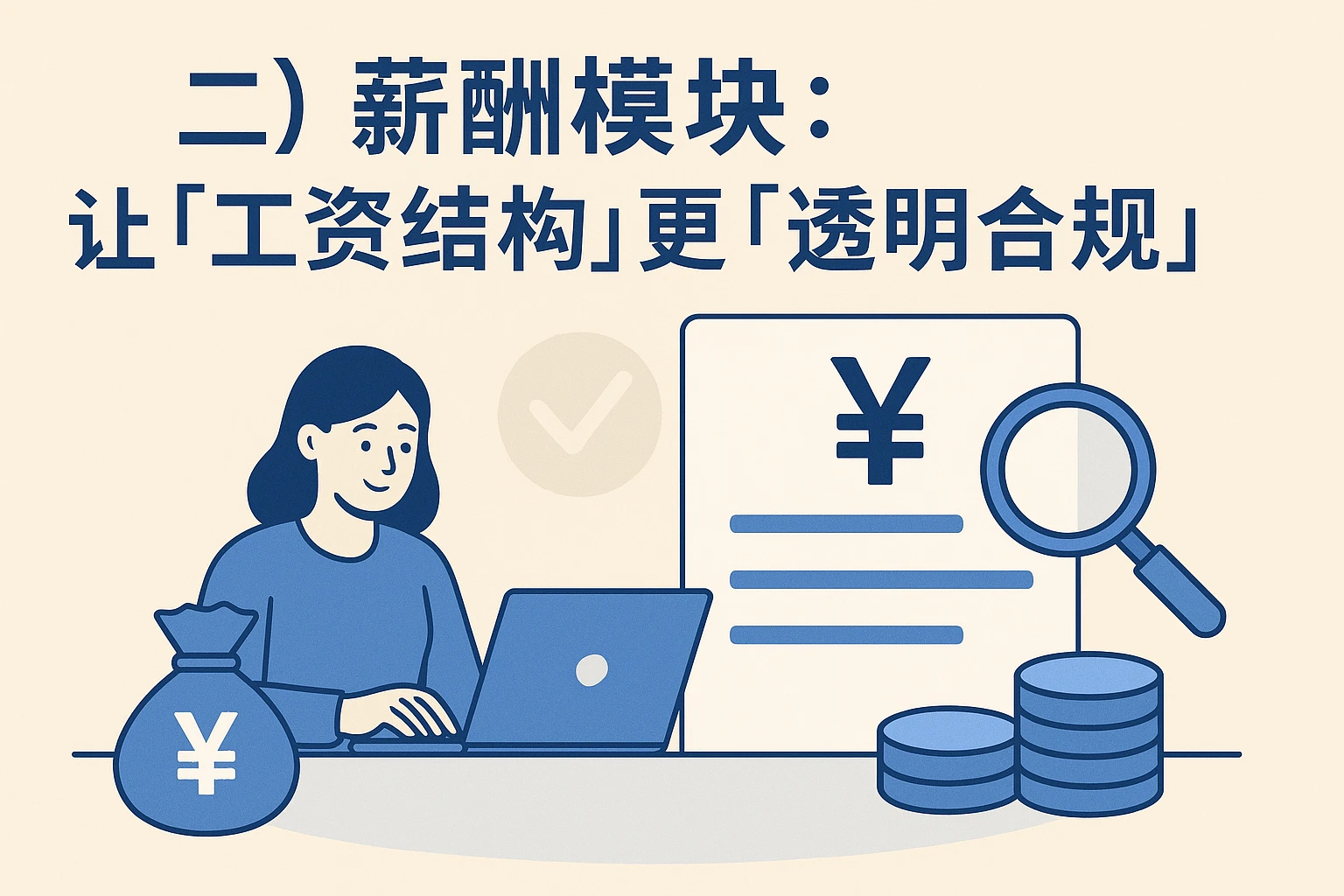 （二）薪酬模块：让“工资结构”更“透明合规”