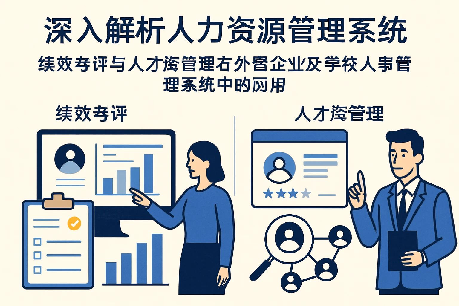 深入解析人力资源管理系统：绩效考评与人才库管理在外贸企业及学校人事管理系统中的应用