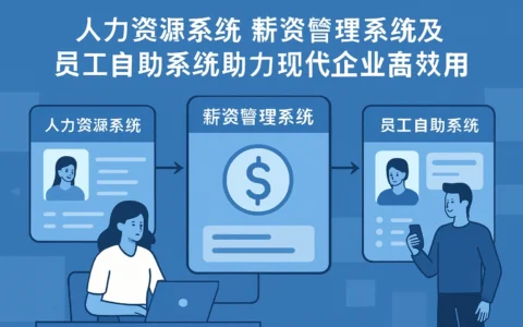 人力资源系统、薪资管理系统与员工自助系统助力现代企业高效用工管理