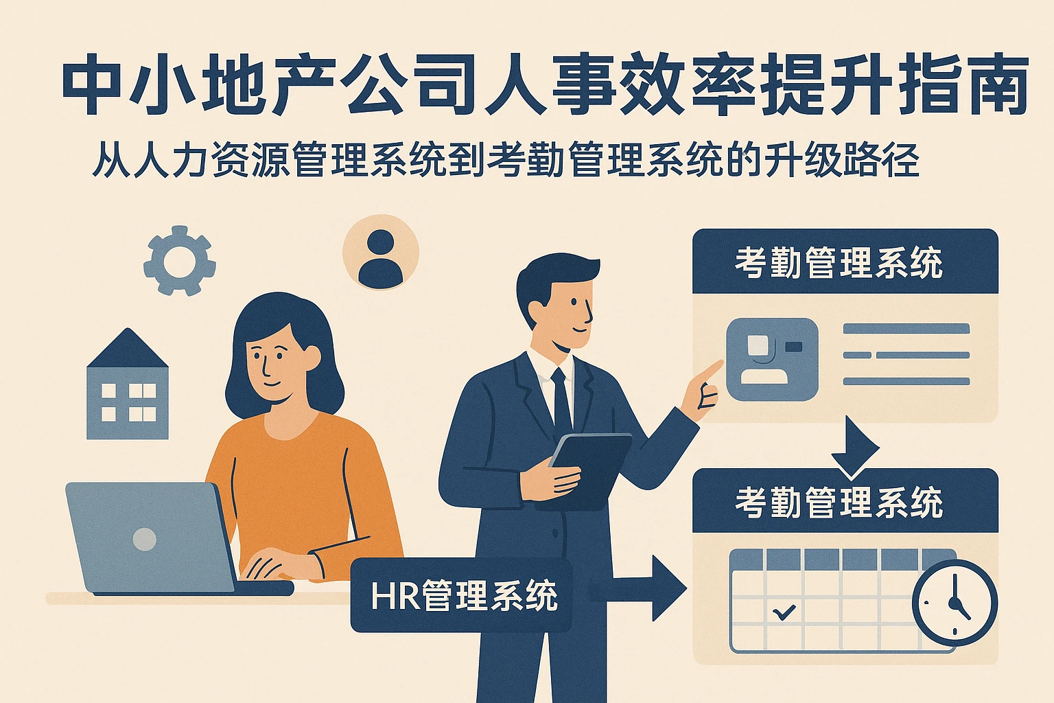 中小地产公司人事效率提升指南：从人力资源管理系统到考勤管理系统的升级路径