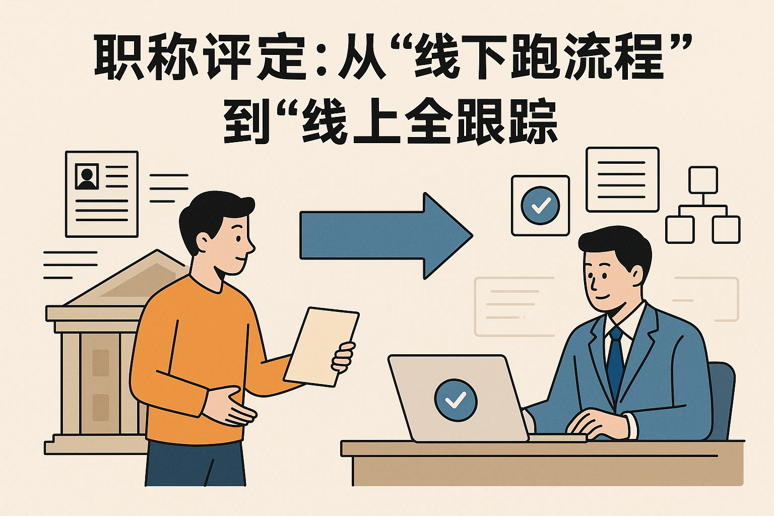 2. 职称评定：从“线下跑流程”到“线上全跟踪”
